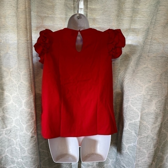 NWOT SHEIN sleeveless ruffle blouse​​​​​​​​​​​​​​​​​​​​ - Picture 2 of 3